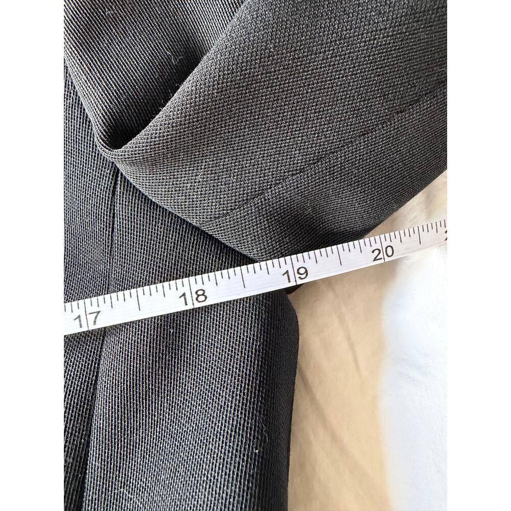 Vintage Talbots Wool Longline Blazer Coat Jacket 3-Button Black Made in Japan - Picture 3 of 9